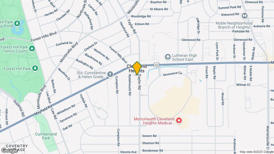 1488 S Taylor Rd Map and Location Details