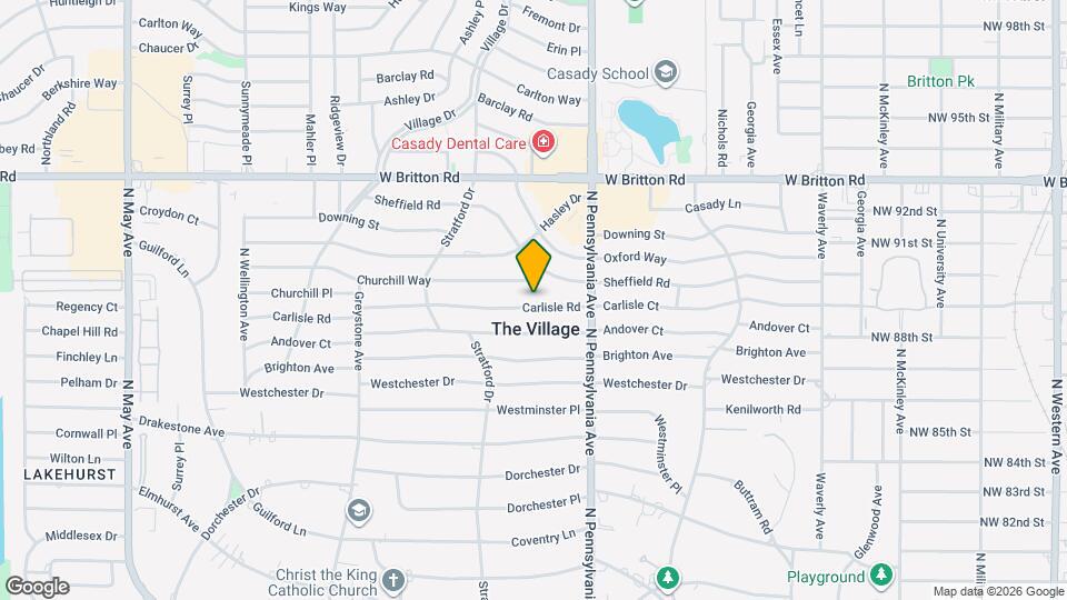 1721 Carlisle Rd Map and Location Details