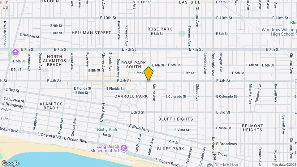 2500 E 4th St, Unit 204 Mapa y Detalles de la Ubicación