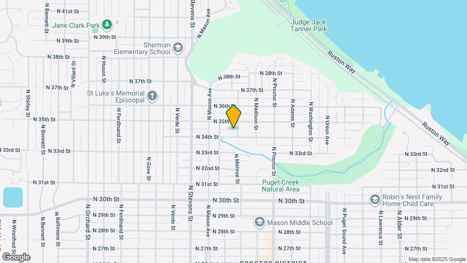 3410 N Monroe St Map and Location Details