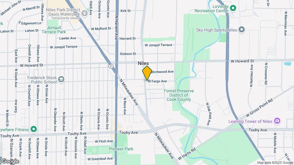 7459 N Waukegan Rd Map and Location Details
