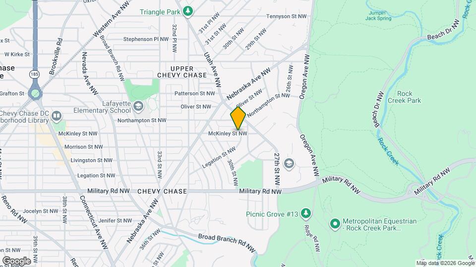 3005 McKinley St NW Map and Location Details