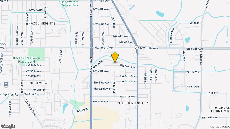930 NW 36th Ave Map and Location Details