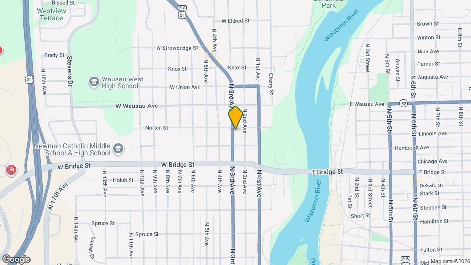 719 N 3rd Ave Map and Location Details