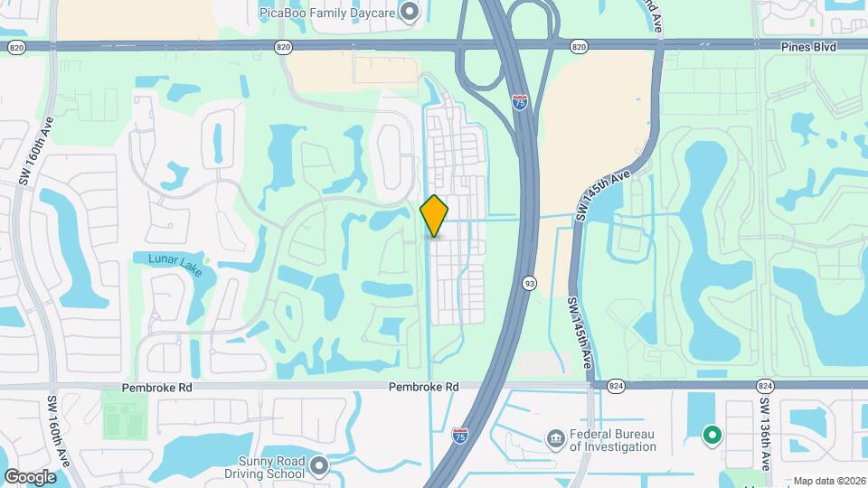 1101 SW 147th Ter Map and Location Details