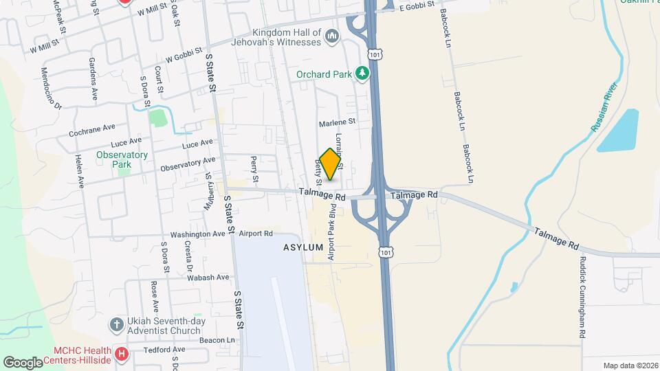 560 Talmage Rd Map and Location Details