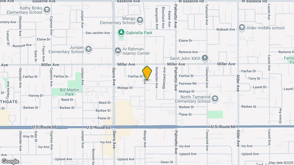 7815 Mango Ave Map and Location Details