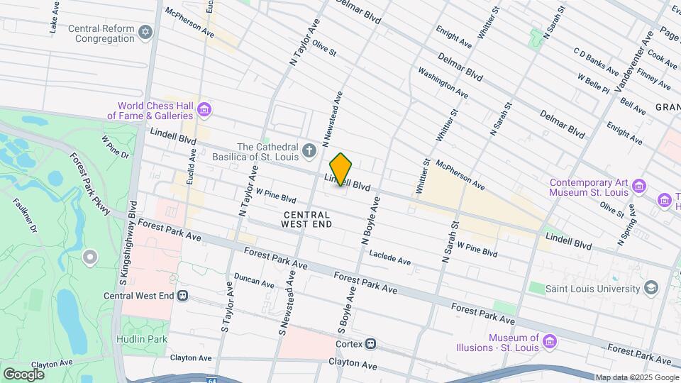 4368 Lindell Blvd - Philip H. Barron Realty Map and Location Details