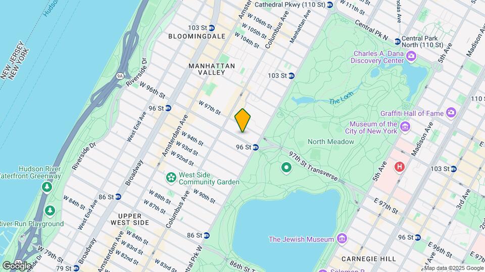 21-33 W 96th St Mapa y Detalles de la Ubicación