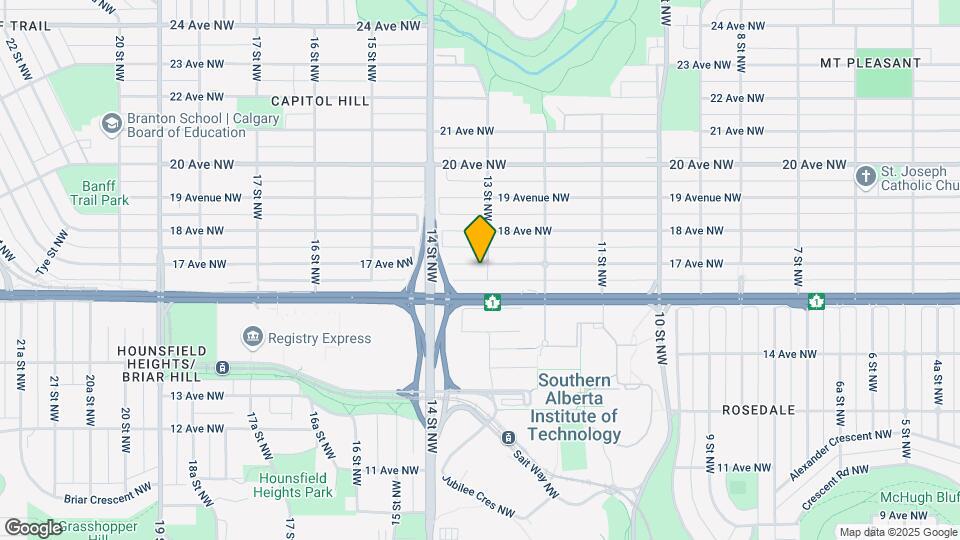1401 17th Ave NW Map and Location Details