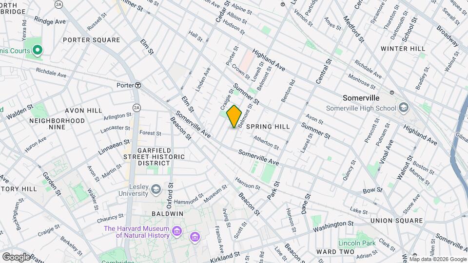 20 Belmont St Mapa y Detalles de la Ubicación