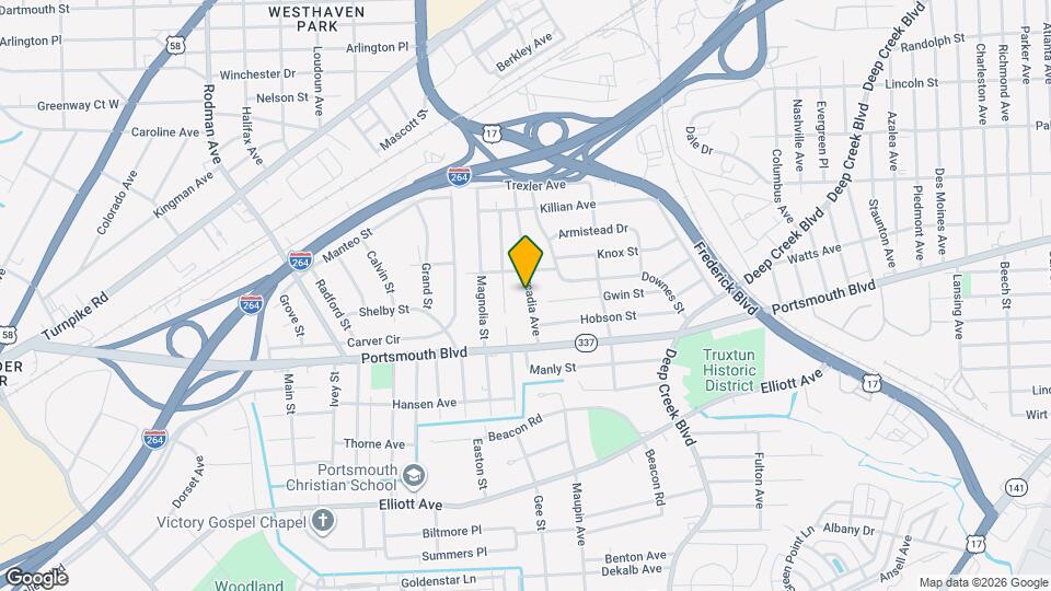 2808 Arcadia Ave Map and Location Details