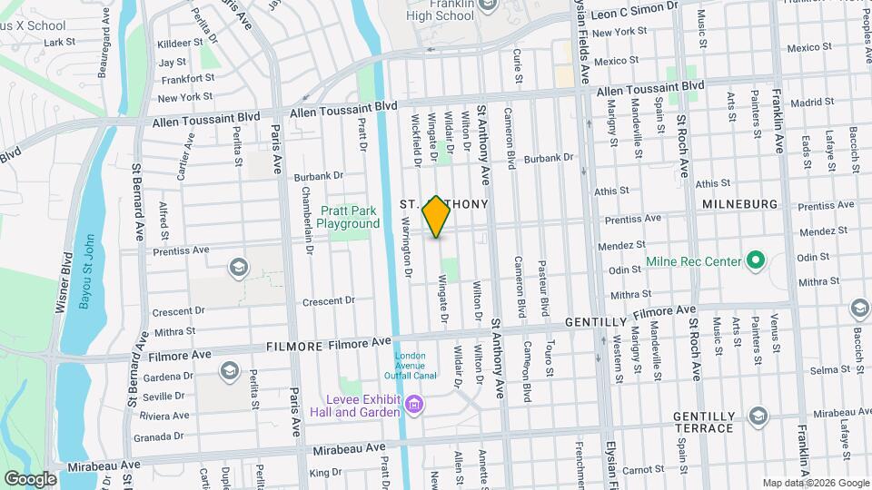 5522 Wingate Dr, Unit A Mapa y Detalles de la Ubicación