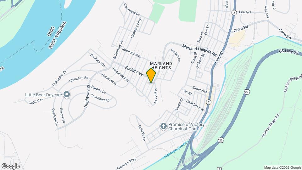 3817 Marland Heights Rd Map and Location Details