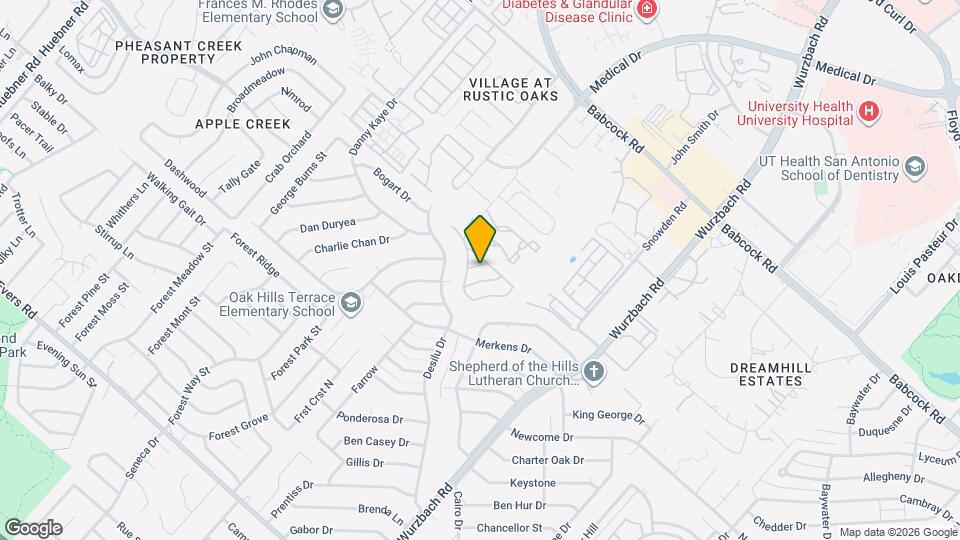 5410 Bright Creek Map and Location Details