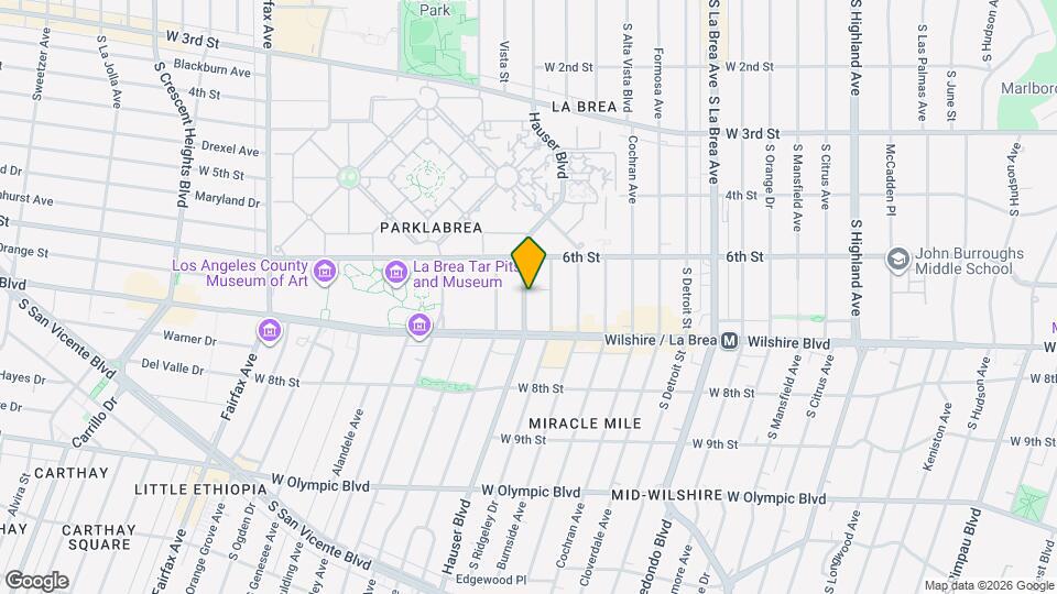 646 Hauser Blvd Map and Location Details