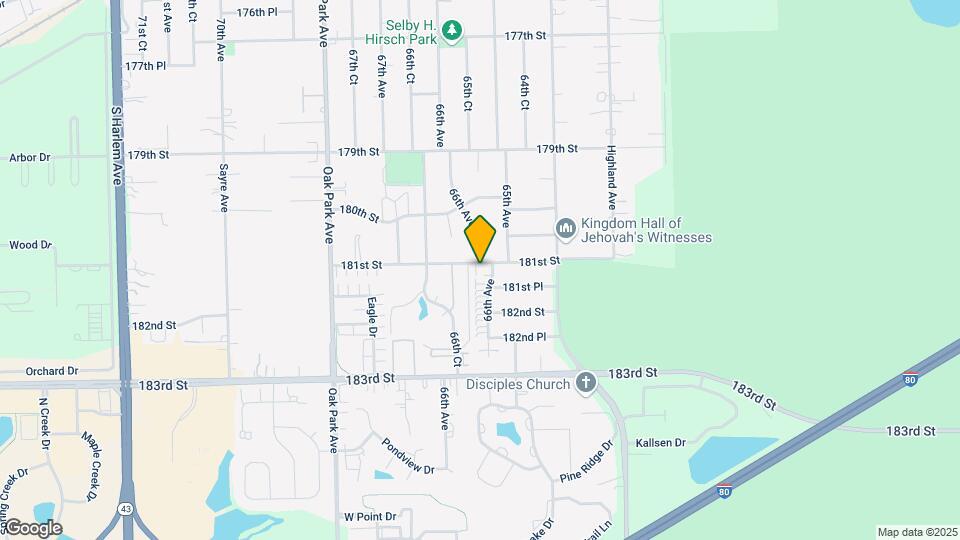 6607 181st St Map and Location Details