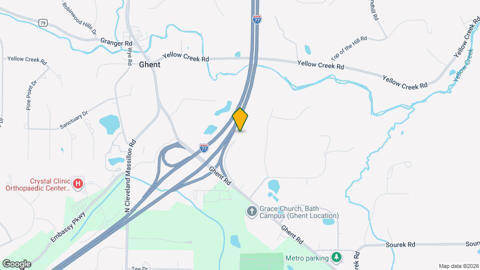 889 Ghent Rd Map and Location Details