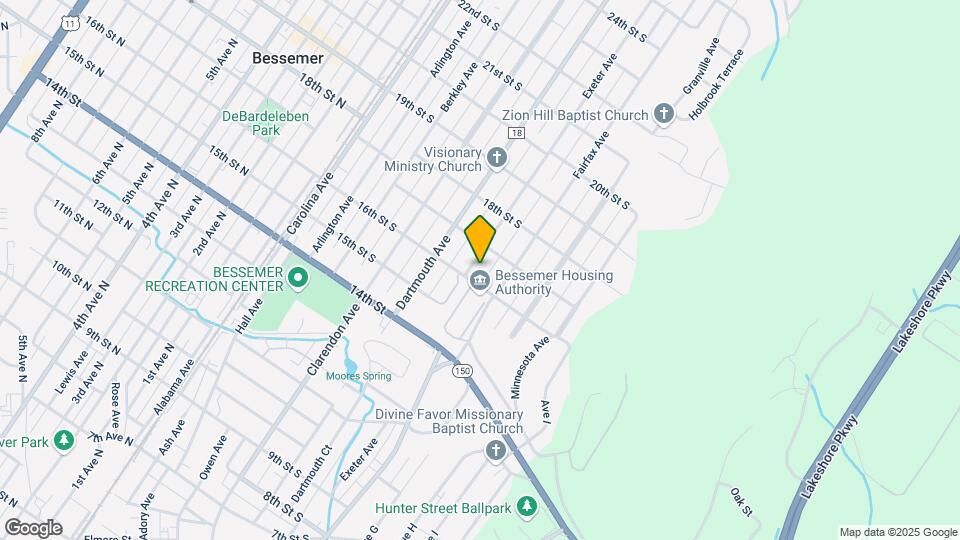 1609 Exeter Ave Mapa y Detalles de la Ubicación