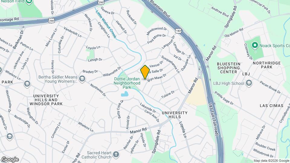 6712 Bryn Mawr Dr Map and Location Details