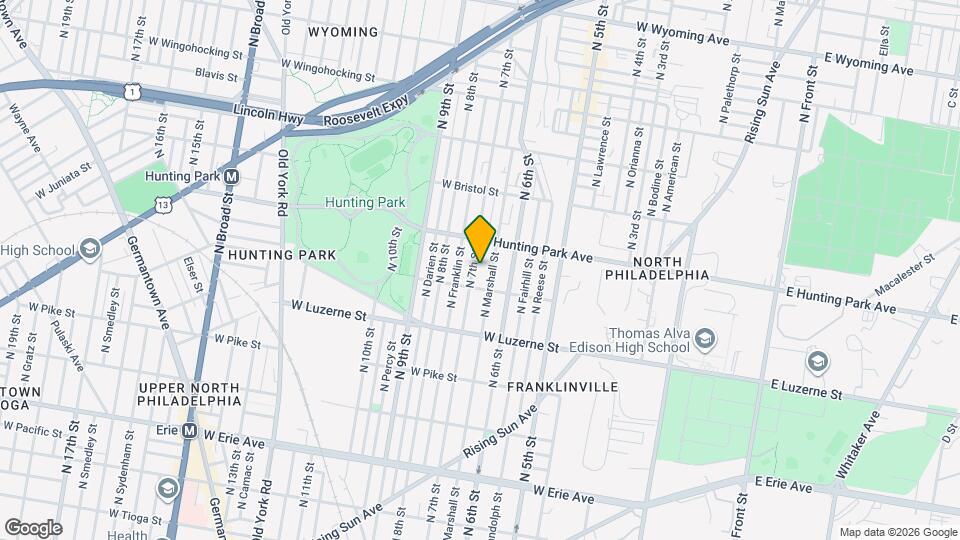 4123 N 7th St Map and Location Details