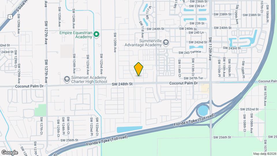 11844 SW 247th Ter Map and Location Details