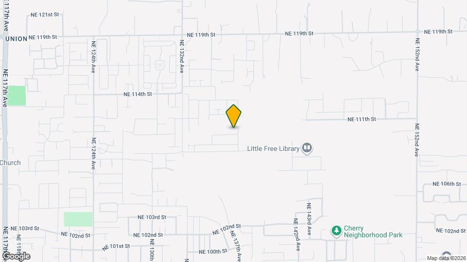 13620 NE 110th Way Map and Location Details