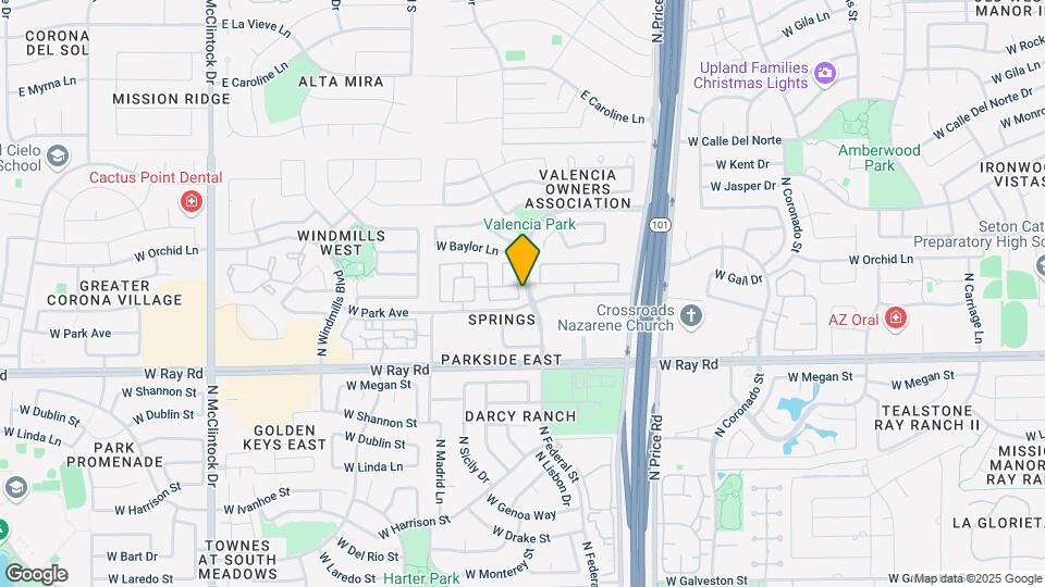1133 N Florence Dr Map and Location Details