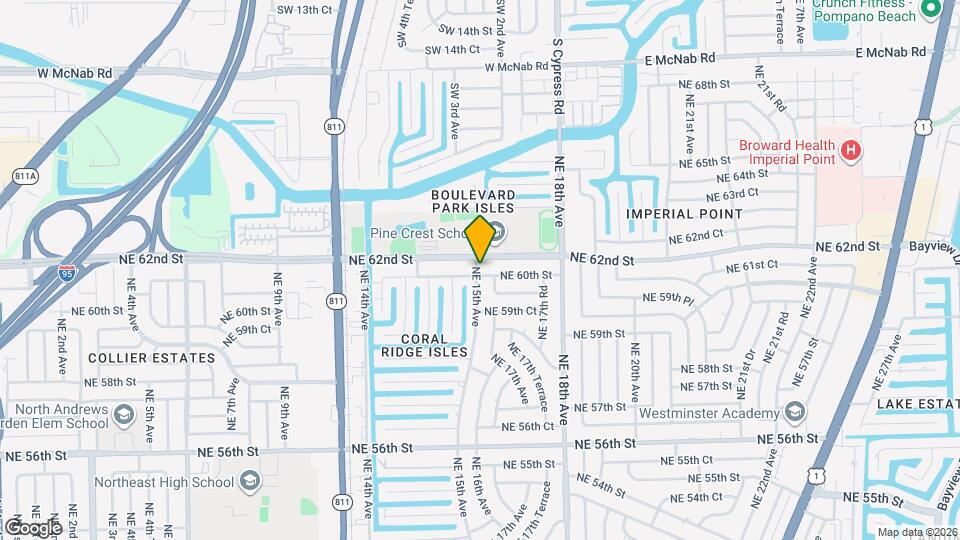 1501 NE 60th St Map and Location Details