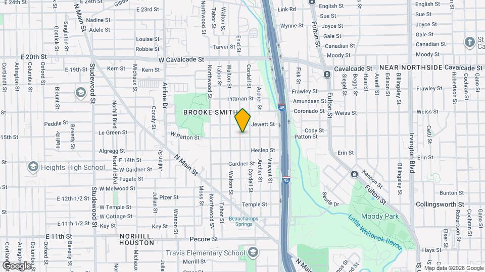 802 Enid St Map and Location Details