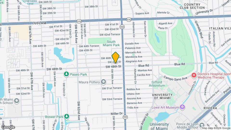 5765 SW 48th St Mapa y Detalles de la Ubicación
