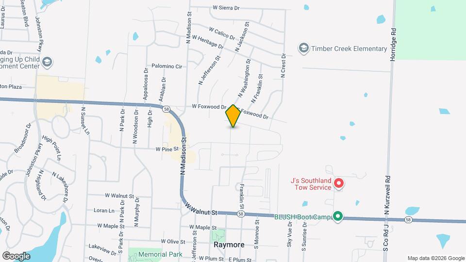 309-311 N Washington St Map and Location Details