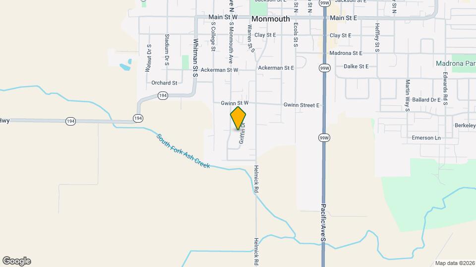 804 Griffin Dr Map and Location Details