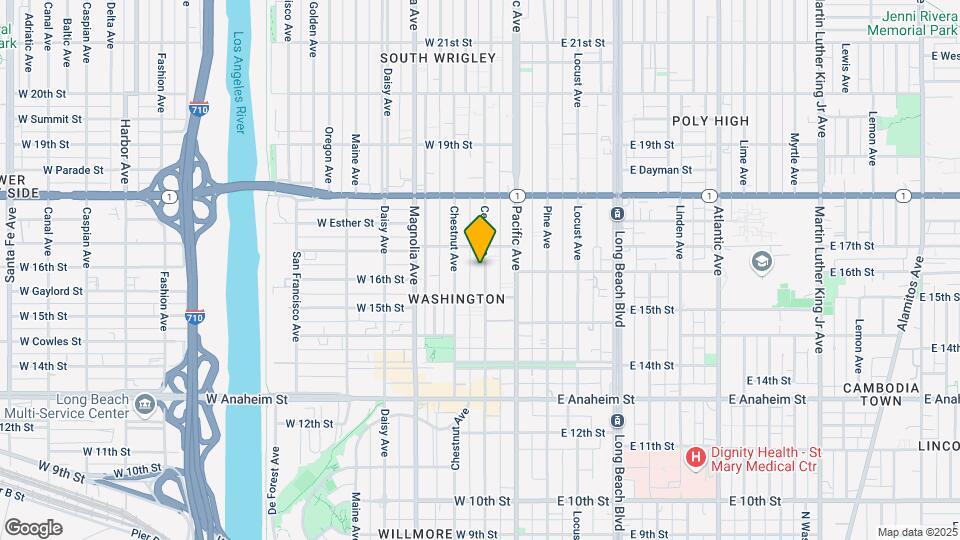 1601 Cedar Ave Map and Location Details