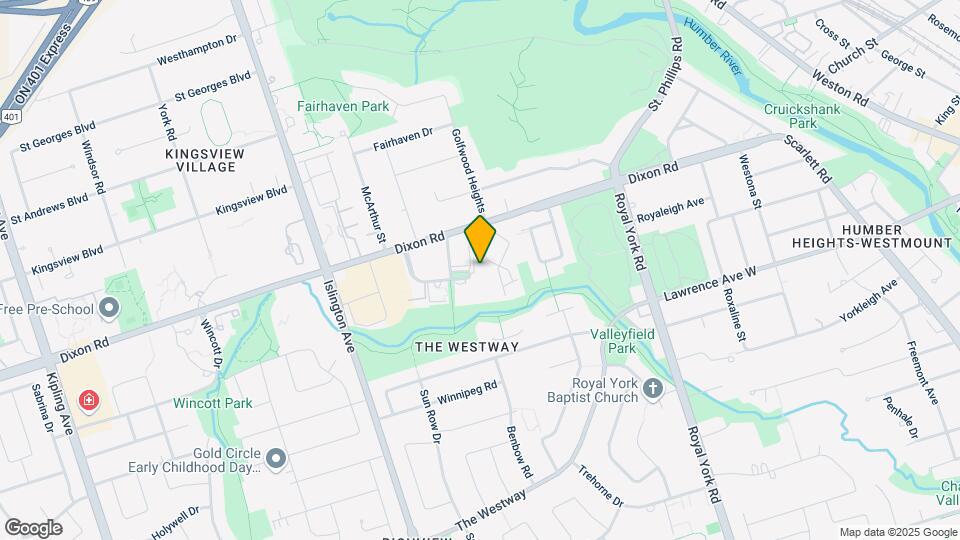 40 Dixington Cres Map and Location Details