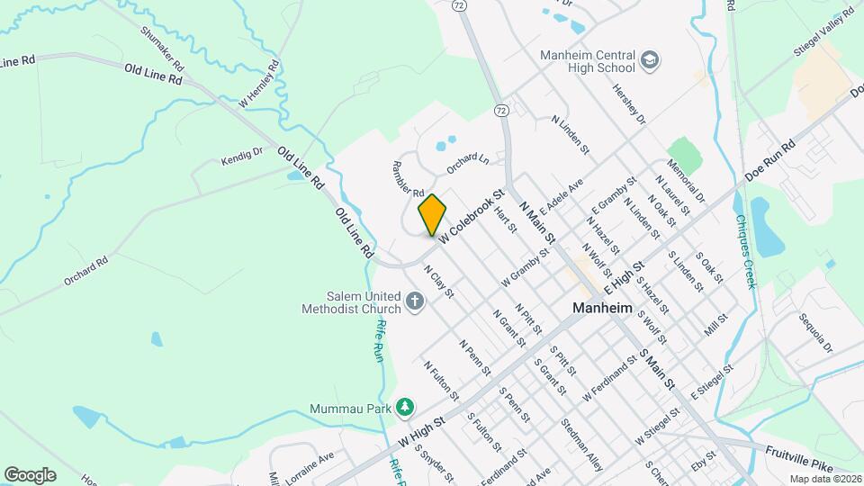 202 N Grant St Map and Location Details