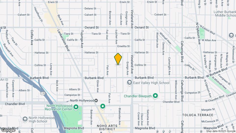 5624 Fulcher Ave Map and Location Details