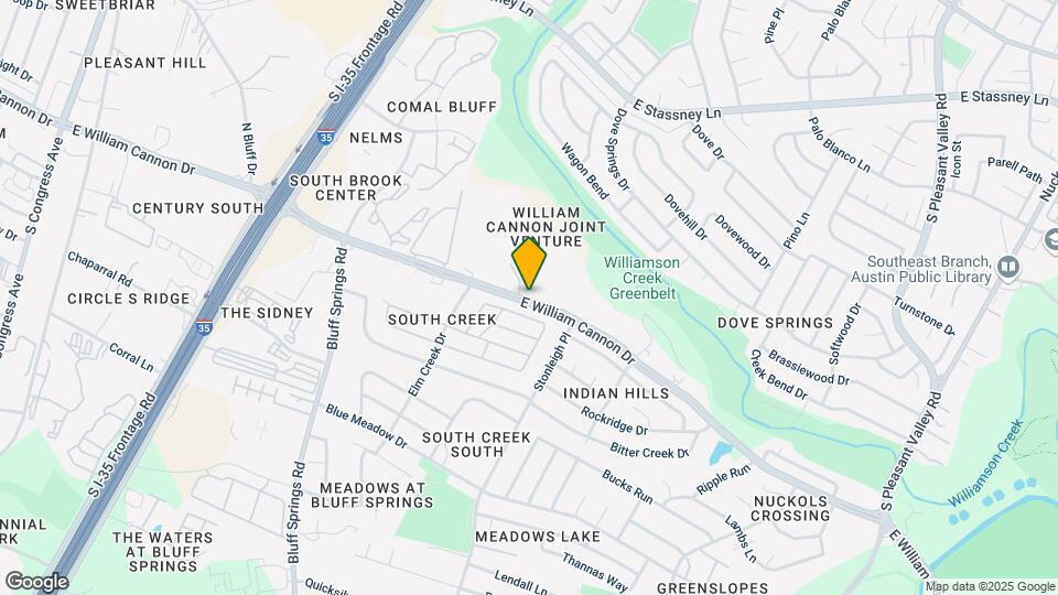 2202 E William Cannon Dr Map and Location Details