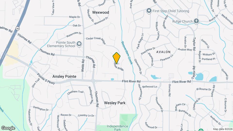 8614 Cedar Creek Ridge Map and Location Details