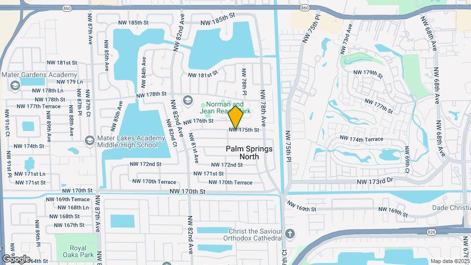 7884 NW 175th St Map and Location Details