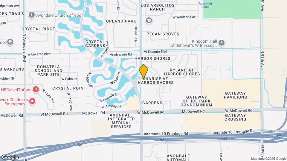 1902 N 106th Ln Map and Location Details