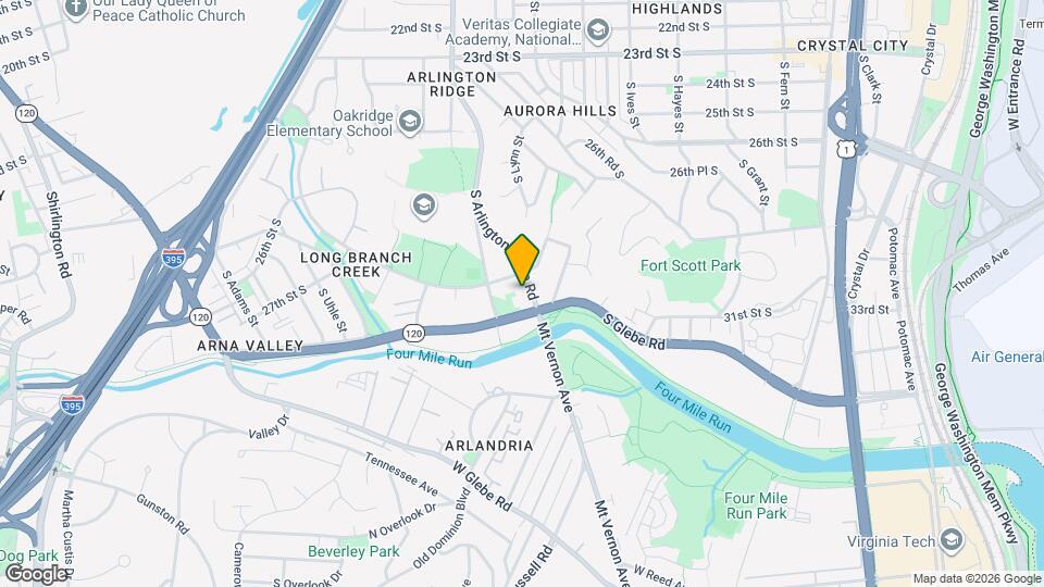 2810 S Arlington Ridge Rd Map and Location Details