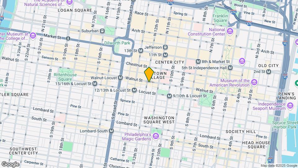 1126 Walnut St Map and Location Details