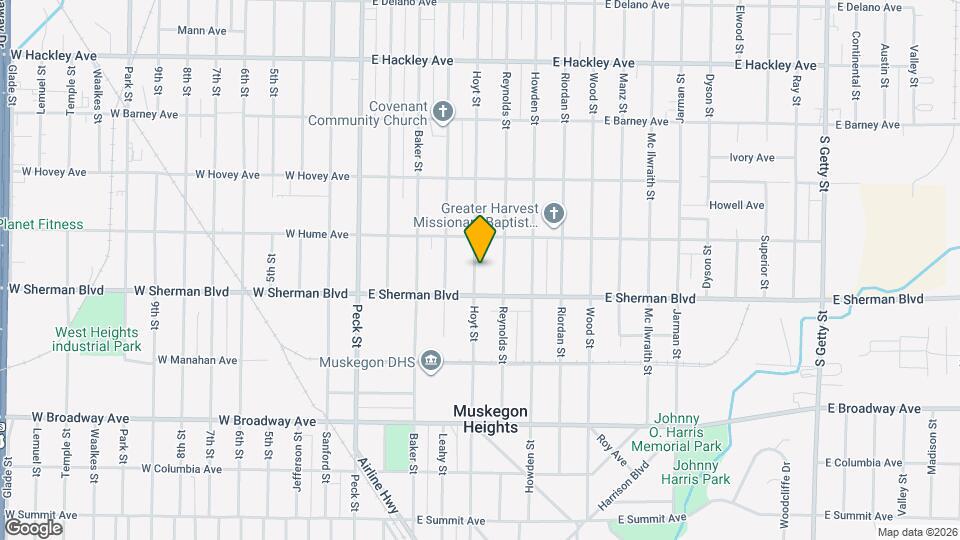 2528 Hoyt St Map and Location Details