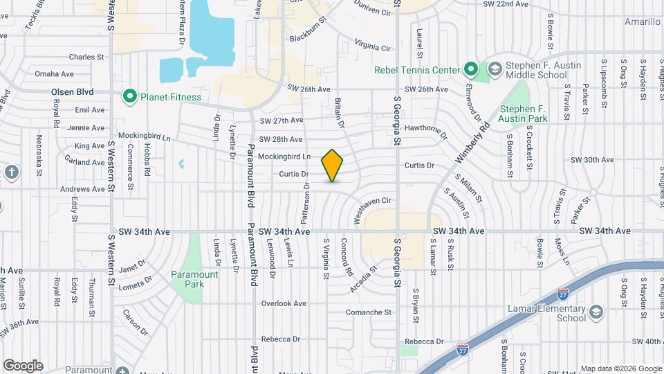 3010 Westhaven Dr Map and Location Details
