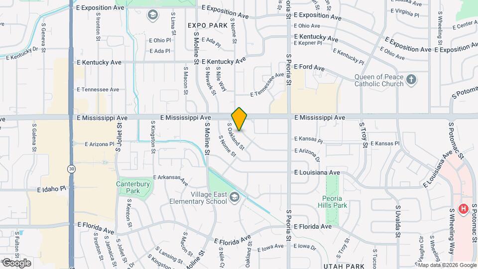 11955 E Arizona Dr Map and Location Details