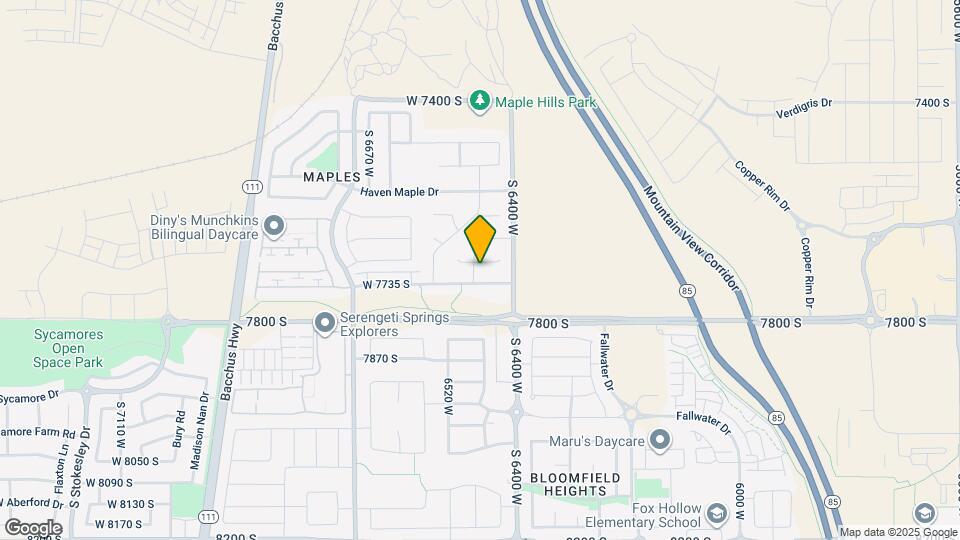 6463 Maple Valley Cir Map and Location Details