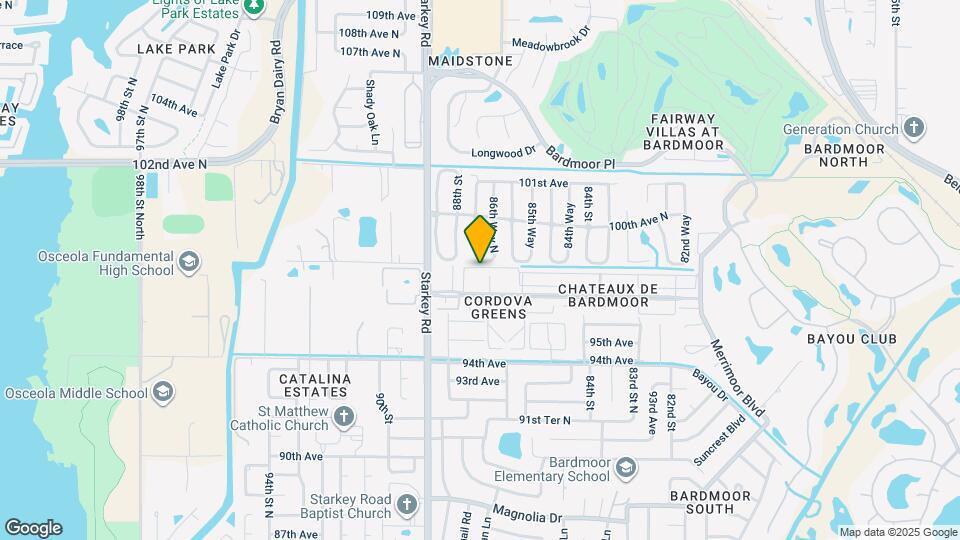 8765 Bardmoor Blvd Map and Location Details