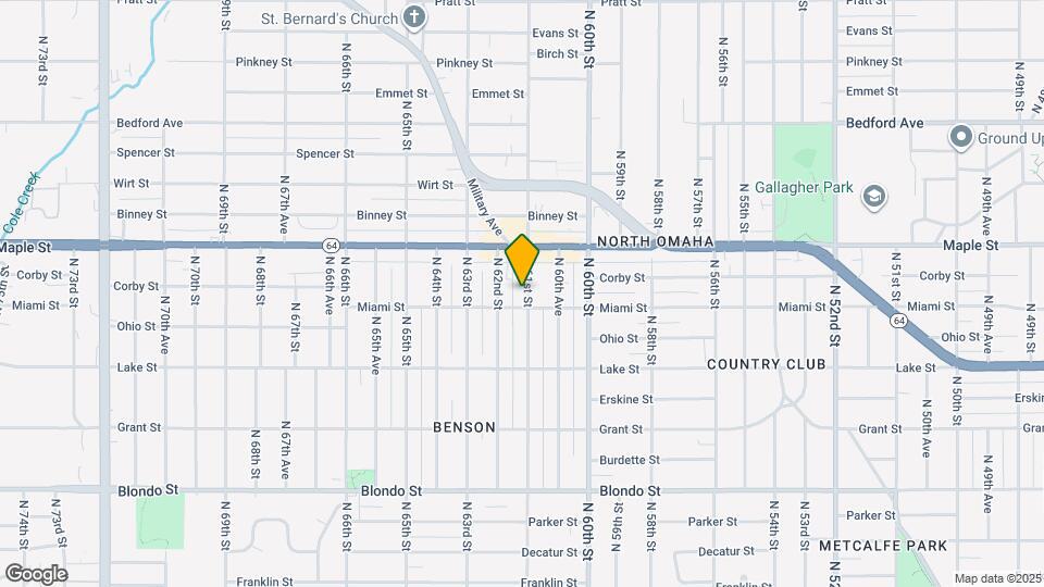 2712 N 61st St Map and Location Details