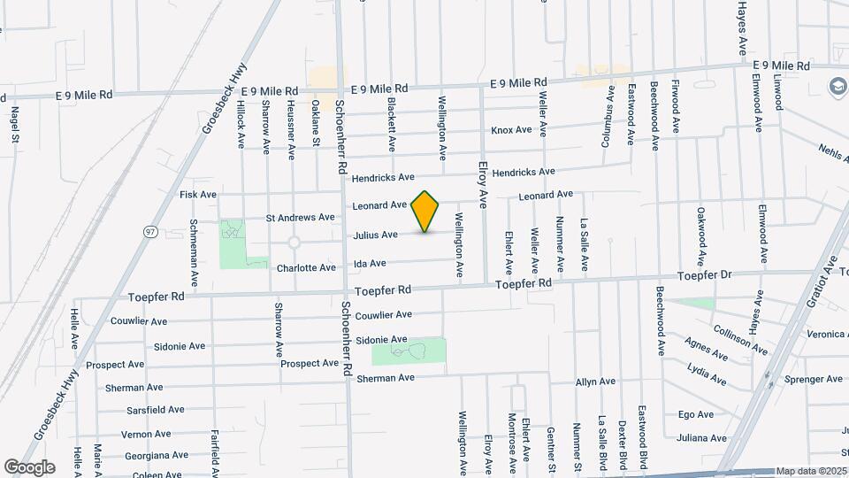 13832 Julius Ave Map and Location Details